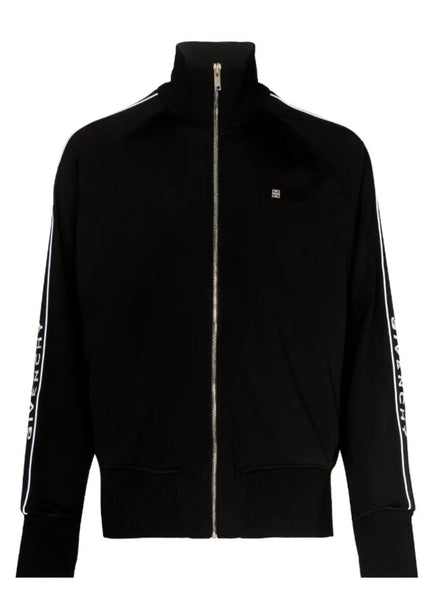 Givenchy Logo Tape Zipped Jacket