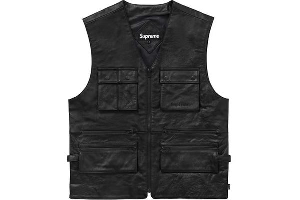 Supreme Leather Utility Vest